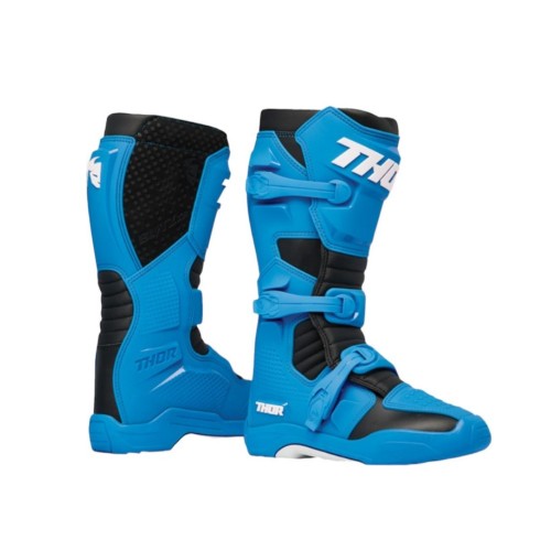 Cizme motocross/enduro Thor Blitz XR negru/albastru