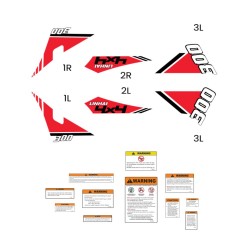 Stickers Linhai 300 Dragonfly full set UV resistant