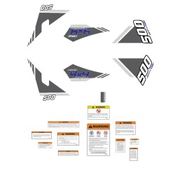 Stickers Linhai 500 Dragonfly full set UV resistant