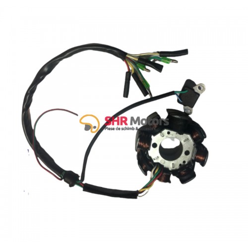 Magnetou scuter cu 8 bobine (1 infasurata) cu fire model 2