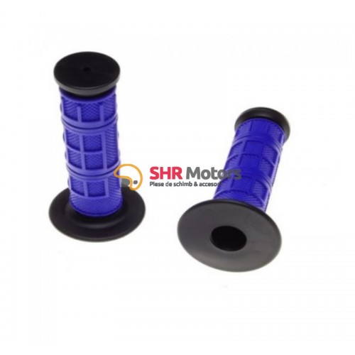 Set mansoane off road negru cu albastru Set mansoane off road negru cu albastru